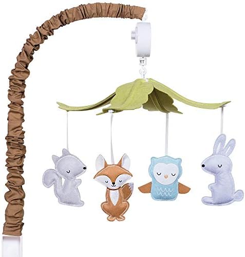 Woodland Baby Crib Musical Mobile - Forest Animal Theme, 24x20 Inch (Pack of 1)