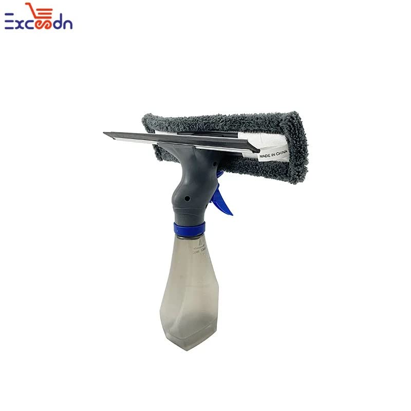 Image of Microfiber Window Cleaning Tool Rubber Window Spray Squeegee Cleaner