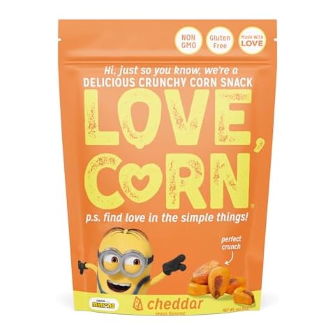 Love Corn Vegan Cheesy Crunchy Corn 4 OZ Cover
