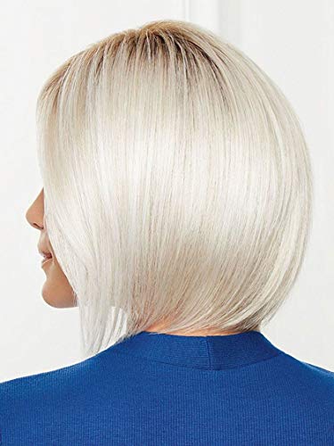 On Edge Wig Color Gl16-27 Buttered Biscuit - Gabor Wigs 8.5" Long Below-The-Chin Bob Tousled Tapered Layers Synthetic Lace Front Monofilament Part Undone Look #TOP6
