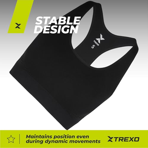 Sujetador sin costuras TREXI Rexi Up elástico negro con sujeción media cómoda 7