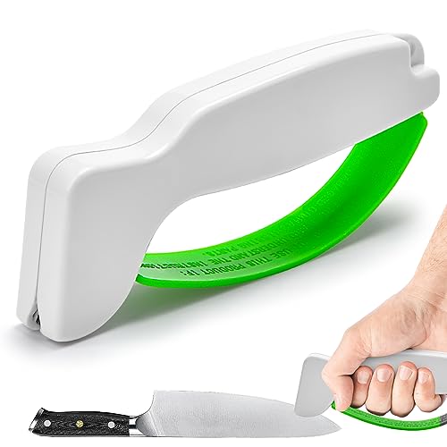 Knife Sharpener, Lawnmower Blade Sharpener, Garden Tool Sharpener, Portable Blade Secateurs Axe...