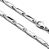 Merdia Stainless Steel Ingot Chains for Men | Made of Stainless Steel Necklaces for Men | Special Occasions Mens Necklace Pendant, Jewelry Chain | Male Neck Chain | Thin Necklace Jewelry, 20 Inches