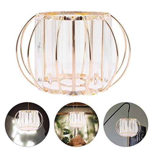 Image of Uonlytech Glass Lamp Shade Cover Elegant Light Bulb Cage Guard for Ceiling Fixtures for Home Office Hotel Gallery Adds Charm and Style to Any Room