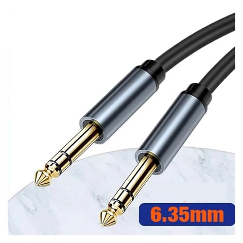 Cable de Audio Estéreo Balanceado Jack 6.35mm Mono 0.5m miniatura 2