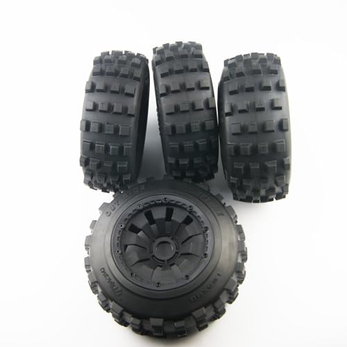 TITRACING Front Rear Tires Tyres wheels fit HPI Baja Rovan Kingmotor 5T truck