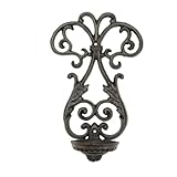 DÉCORATION POLYVALENTE : Ce bougeoir mural s'intègre harmonieusement dans différents espaces tels que le salon, la salle à manger ou l'entrée, apportant une touche chaleureuse à votre intérieur