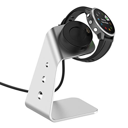GARMIN ForeAthlete 745 / vivomove sport/Venu 2 plus/Fenix 7 / Fenix 7X / Fenix 7S / ForeAthlete 945用 充電スタンド 充電ドック チャージングケーブル 充電ケーブル 低発熱 軽量 小型 持ち運び便利 USB充電 アルミ合金 高耐久 360°調整可能 長さ:1.5m