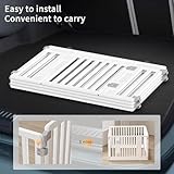 Gupamiga Puppy Playpen, Dog Playpen Foldable with Door, Puppy Run for Home, Solid and Smooth, Easy Installation, White (89 x 89 cm) - Image 7
