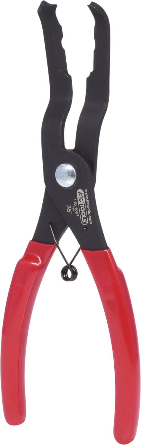 KS TOOLS Trim Clip Pliers,35° Offset, 190mm
