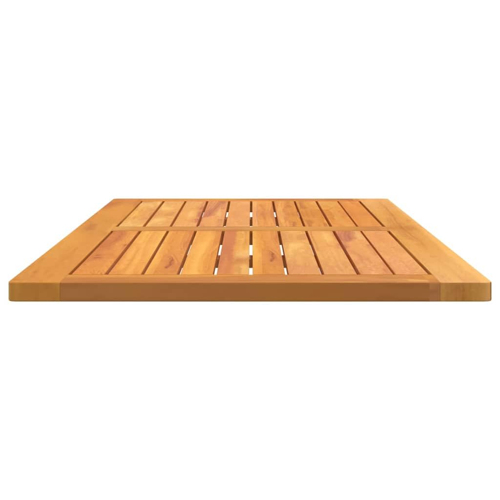 Piano da tavolo Öl-Natur in legno di acacia massiccio, 110 x 55 x 2 cm, resistente alle intemperie, robusto, per interni ed esterni, come piano di lavoro, mobile di ricambio, accessorio fai da