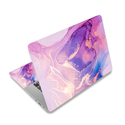 Calcomanía para laptop, 11.6, 12, 13, 13.3, 14, 15, 15.4, 15.4 y 15.6 pulgadas, funda de vinilo para portátil Netbook, protector artístico para PC (2 muñequeras incluidas), extraíble reutilizable,