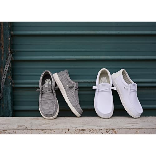 Image of HEYDUDE Men's Wally Stretch Sox Slip-On Loafer, Lightweight, Breathable, with Flex & Fold Outsole