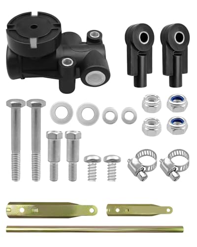 Cabin Height Control Valve Compatible with Hadley H00600P Mack 20QE2373 F245563, Height Leveling Control Valve Kit with 1/4 Inch NPT Ports
