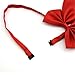 Fashion & Lifestyle Bow Ties for Women/Girls, Ladies Adjustable Elegant Satin Bowtie Accessory for School Uniforms T-shirt Cosplay Wedding Party (Red)