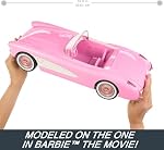 Hot Wheels Barbie RC Corvette du Film, Voiture Télécommandée à Fonction Complète Pour 2 Poupées Barbie