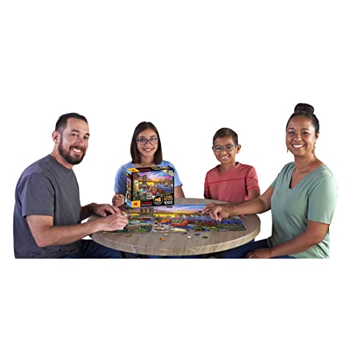 Roseart 8720ZZJ Kodak Premium Cork - Manhattan Balcony Sunset - 1000 Piece Jigsaw Puzzle thumb #5