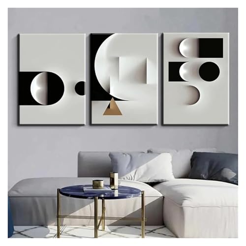 Toile imprimée géométrique abstraite design haut de gamme 40x60cm