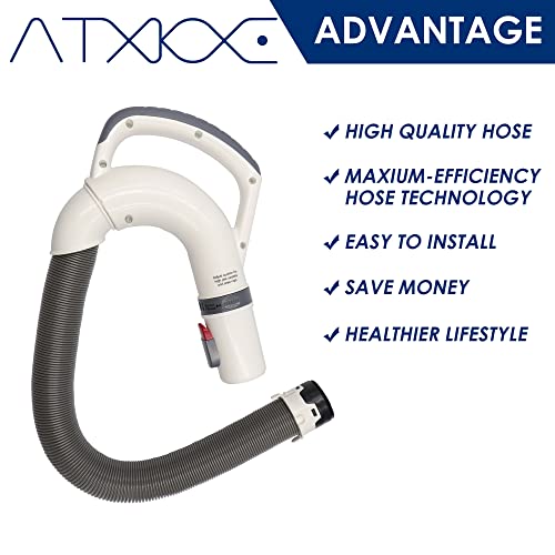 ATXKXE Upgraded Replacement Part 153FFJ Durable Vacuum Hose Handle for Shark Vacuum Replacement Rotator Lift Away Parts Models NV356E NV355, NV356, NV357, NV358, NV370,1 Hose and 1 Button by ATXKXE - Image 4