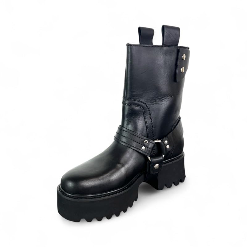 Stivaletto Cult CLW456000 CHER 4560 MID W LEATHER BLACK