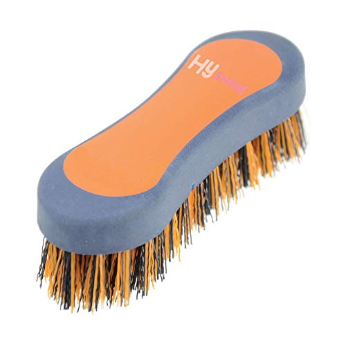 HySHINE Pro Groom Face Brush - Navy/Orange