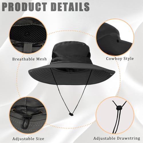Sombrero de ala ancha para hombre y mujer miniatura 5