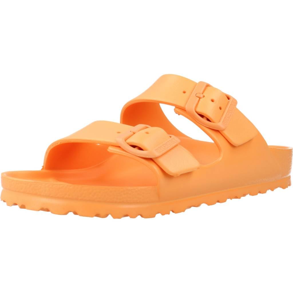 Birkenstock Rio Sandals Girls White/Patent Sandals Shoes — view 7