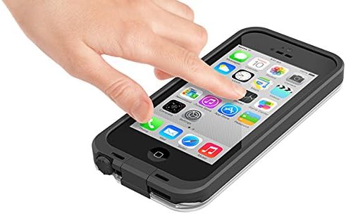 LifeProof FRĒ iPhone 5c Waterproof Case - Retail Packaging - BLACK/CLEAR