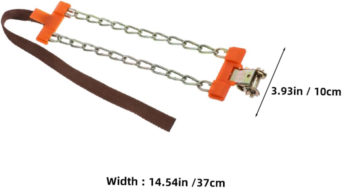 Anti-skid Winter Tire Chains for Car Tires Fit Small Cars Suvs Iron Emergency Snow Chains with Easy Installation for Icy Snowy Roads