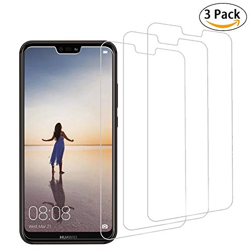 [3 Pack] Phone X Protector Pantalla, Litushome [9H Dureza] [Anti Dactilares] [Cobertura Completa], Phone X Protector Cristal Vidrio Templado para Phone X/Phone 10, Negro