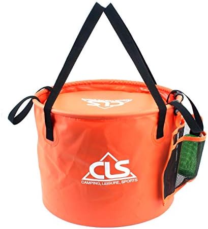 Camping Accessory 30L 4 in 1 PVC Outdoor Folding Double Drain Basket Camping Fishing Gear Bag