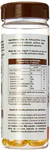 Óleo de Linhaça 1.000Mg 60 Cápsulas, Meissen