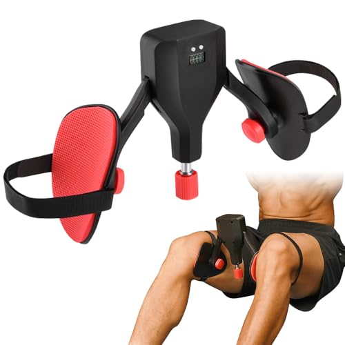 Mineup - Mineup Thigh Exercise Equipment, High Muscle Exerciser, Hip Workout Equipment, Leg And Inner Thigh Exercise Equipment with Counter, 360° Adjustable Thigh Muscle Exerciser for Women Men Home Gym