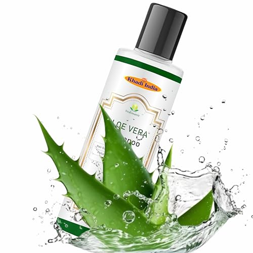 Image of Khadi Vedimatic Natural Aloe Vera Hair Cleanser| Natural Hair Cleanser for Healthy Hair| Boosts hair growth| Reduces Hairfall (Pack of 1, Aloevera)