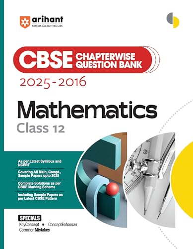 Image of (Old Edition) Arihant CBSE Chapterwise Question Bank Physics, Chemistry, Mathematics Class 12 Board Exam 2025