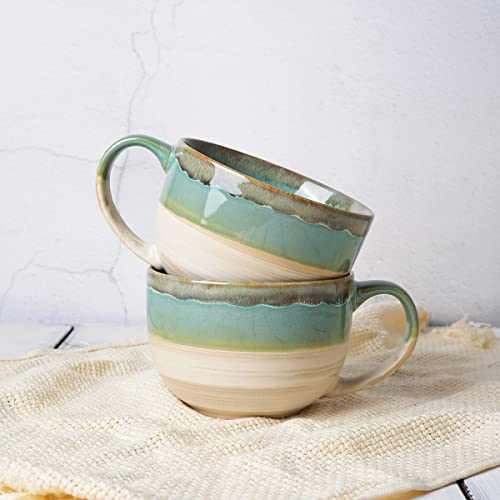 Bosmarlin Ceramic Jumbo Coffee Mug Set Of 2 thumb #5