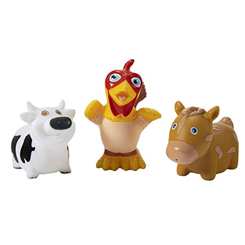 BANDAI La Granja De Zenón Figuras de Baño TO84100 Multicolor Baño Divertido con Figuras, Aventuras Acuáticas.