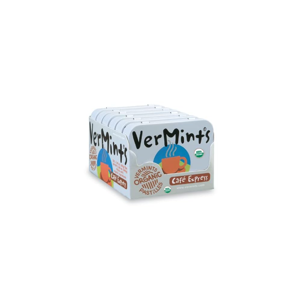 Natural Mints VerMints Organic Breath Mints Café Express - Real