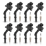 ENA Set of 8 Ignition Coil with Iridium Spark Plug Compatible with Mercedes-Benz 2011-2019 GLE63