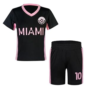Kids Soccer Jersey for Boys & Girls Youth Soccer Practice Jersey Outfits Toddler Football Training Shirt Uniform 6-8