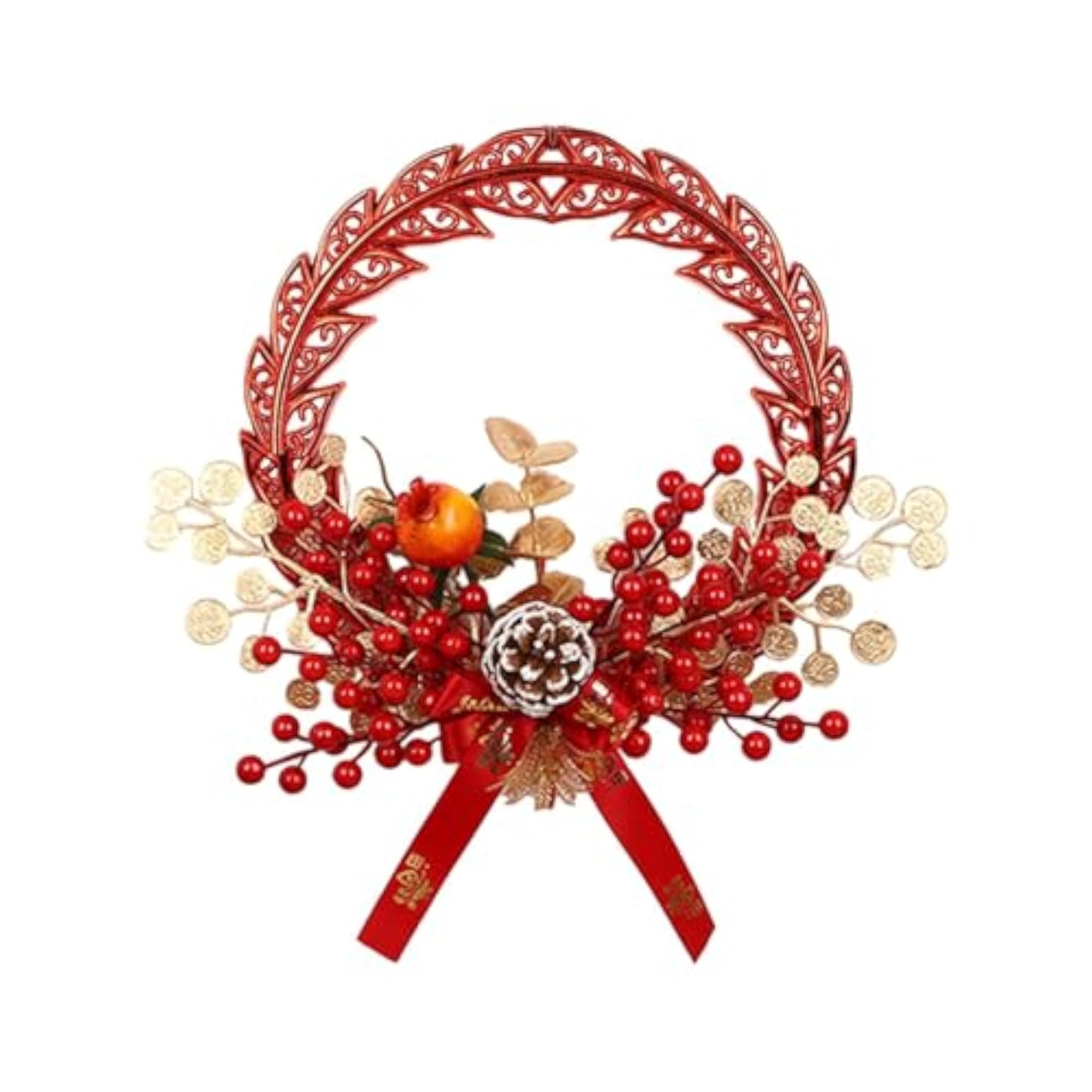 Chinese New Year Hanging Decoration with Artificial Berries