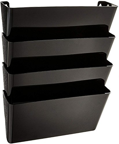 1Inthehome Expandable Wall File Organizer, Letter-Sized,"7 Pocket, Black" #TOP1