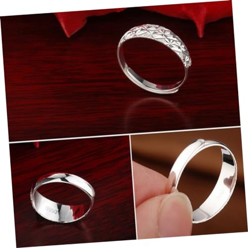 Anneau réglable argent CZ fini les problèmes de taille bague
