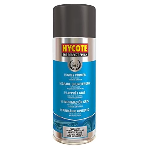 Hycote Fast Drying Grey Primer Spray Paint Cover