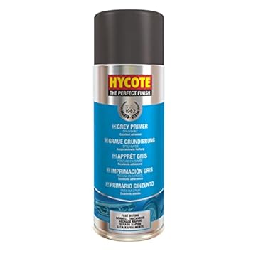 Hycote Fast Drying Aerosol Car Spray Paint, Grey Primer, 400 ml