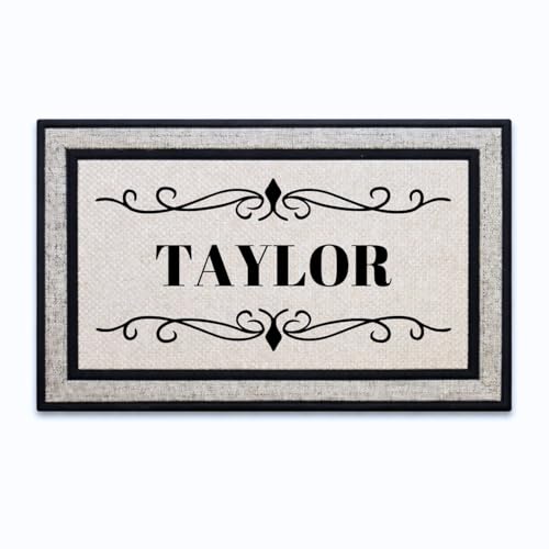 Custom Indoor and Outdoor Door Mat 18x30 Inch - Personalized