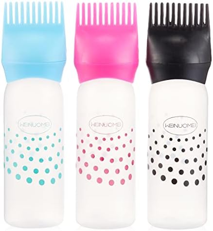 زجاجات صبغة الشعر من داي اون بمشط لوضع الصبغة على الجذور واداة لتدريج اللون، 3 قطع