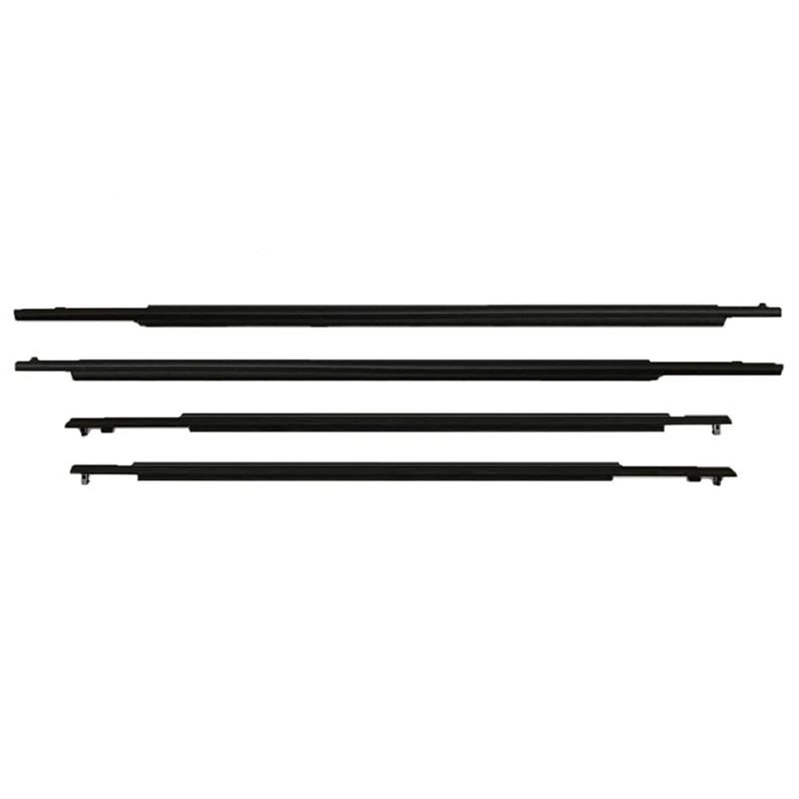 Snwdbh 2010-2015 4Pcs Car Window Sealing Strip For Toyota For Prius 2004-2015 75710-47010 Rubber Weatherstrip Side Door Outer Glass Belt Trim Exterior Belt(2010-2015)