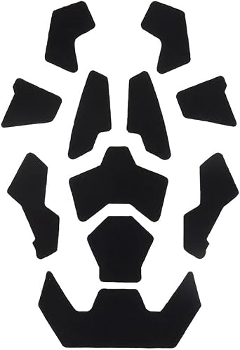Tactical SF Helmet Loop Airsoft Gear First Accessory Tactical SF Helmet Attachment Loop Set Velcro Set - Black
