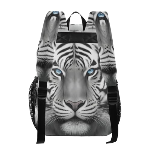 Clear Bag for Women Travel Kids Backpack Boys Girls Approved See through Bag Black White Tiger3